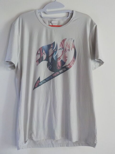 TSHIRT BLANC DESSIN MANGA FAIRY TAIL TAILLE L 5 Bubry (56)