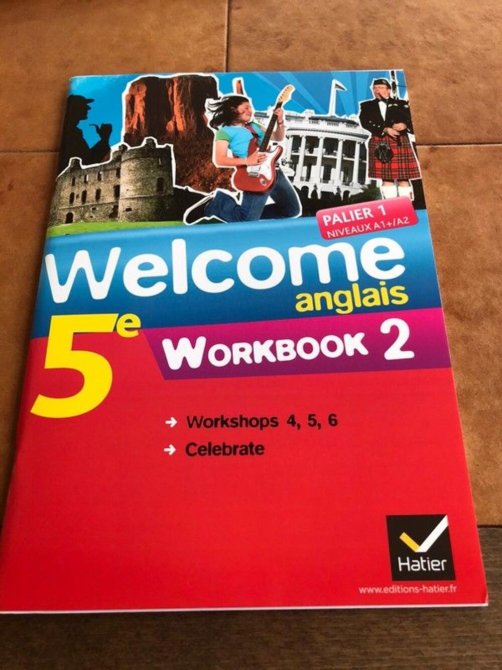 Workbook 1 et 2 Welcome 5&egrave;me Livres et BD