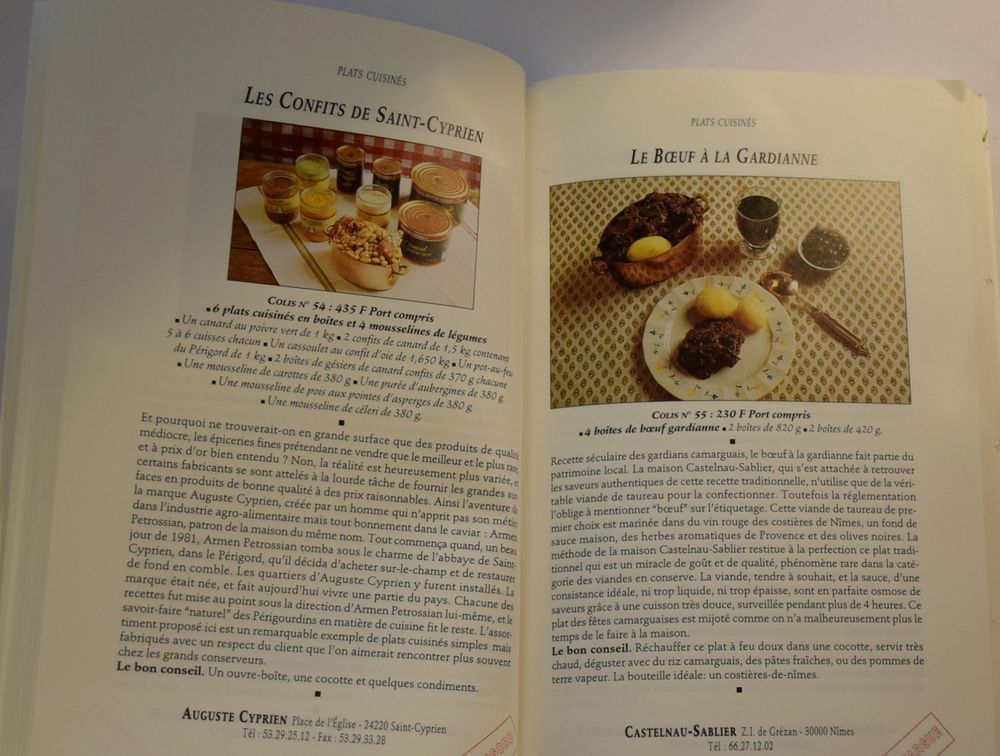 Le Meilleur de la France - Hubert de Chanville 1993 Cuisine