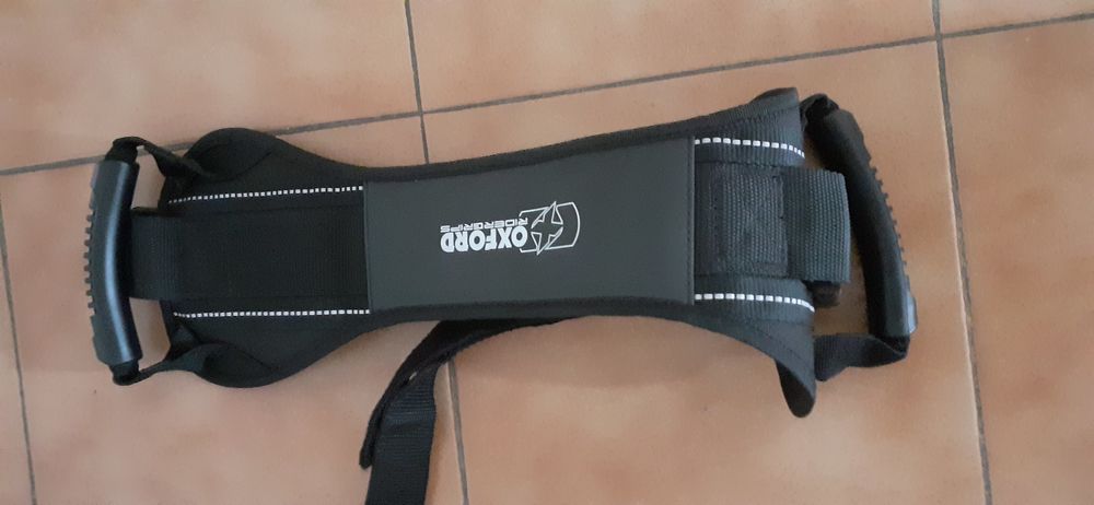 Ceinture motard poign&eacute;es de maintien passager Oxford noire/ Vêtements