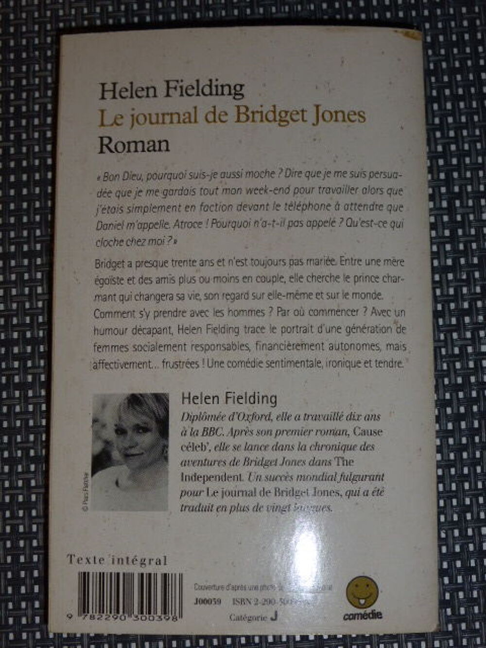 Le journal de Bridget Jones Helen Fielding Livres et BD