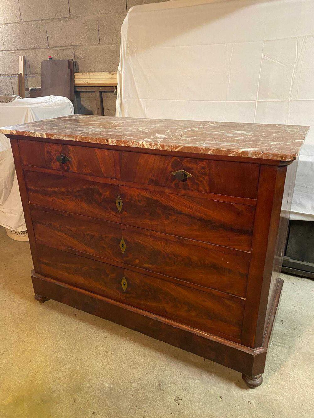 commode plateau marbre Meubles