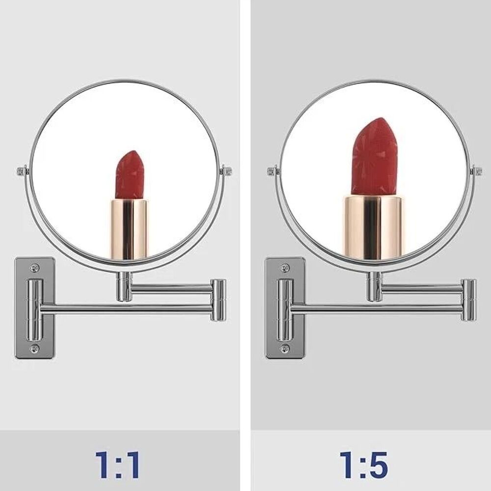 Miroir Mural Double Face - grossissement 5 Fois Dcoration