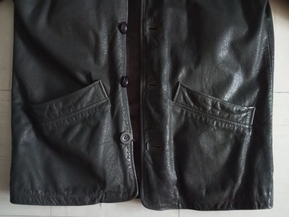veste cuir v&eacute;ritable "les terribles" Vêtements