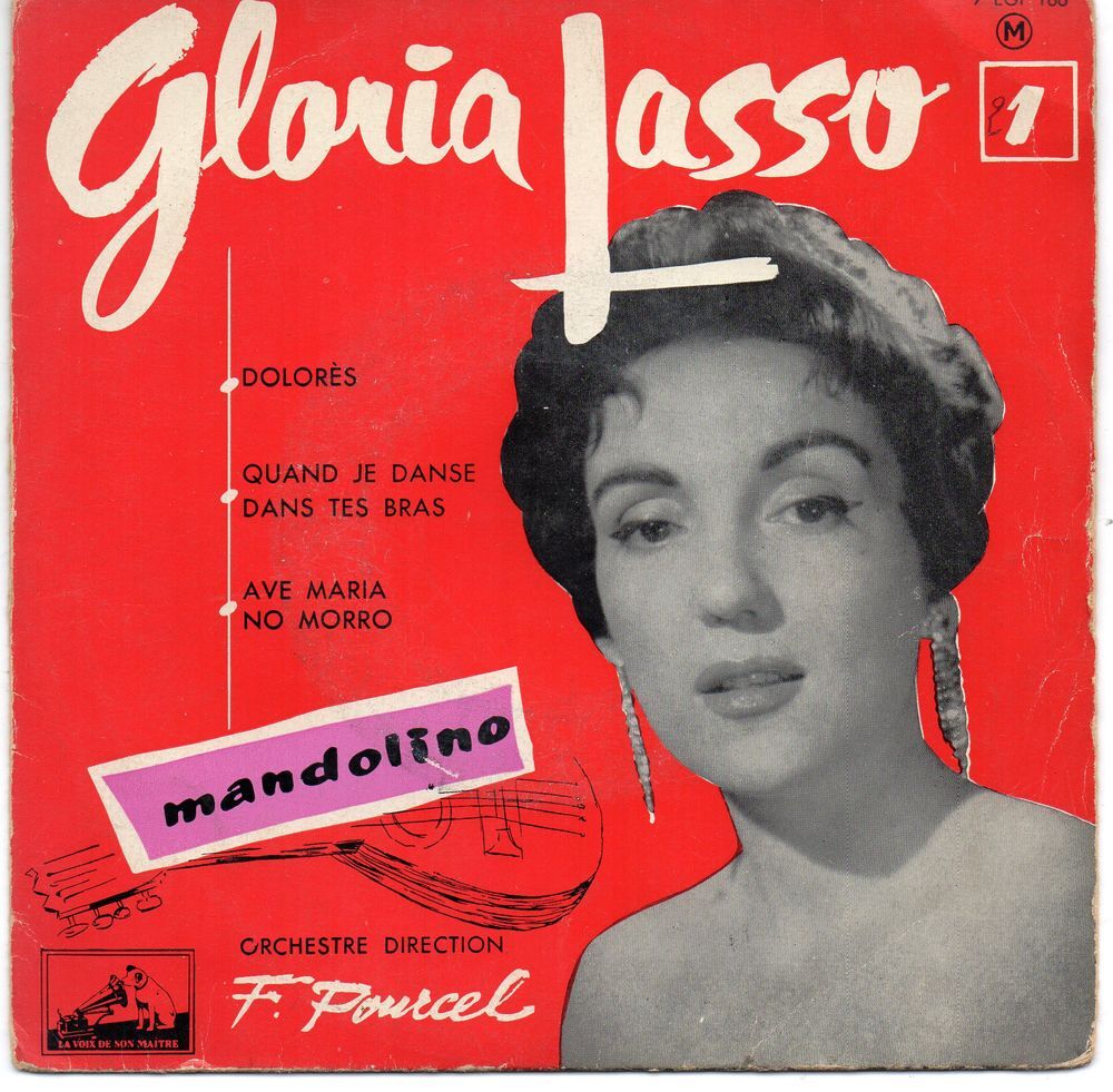 GLORIA LASSO / 3 X DISQUES VYNIL 45 TOURS / CD et vinyles