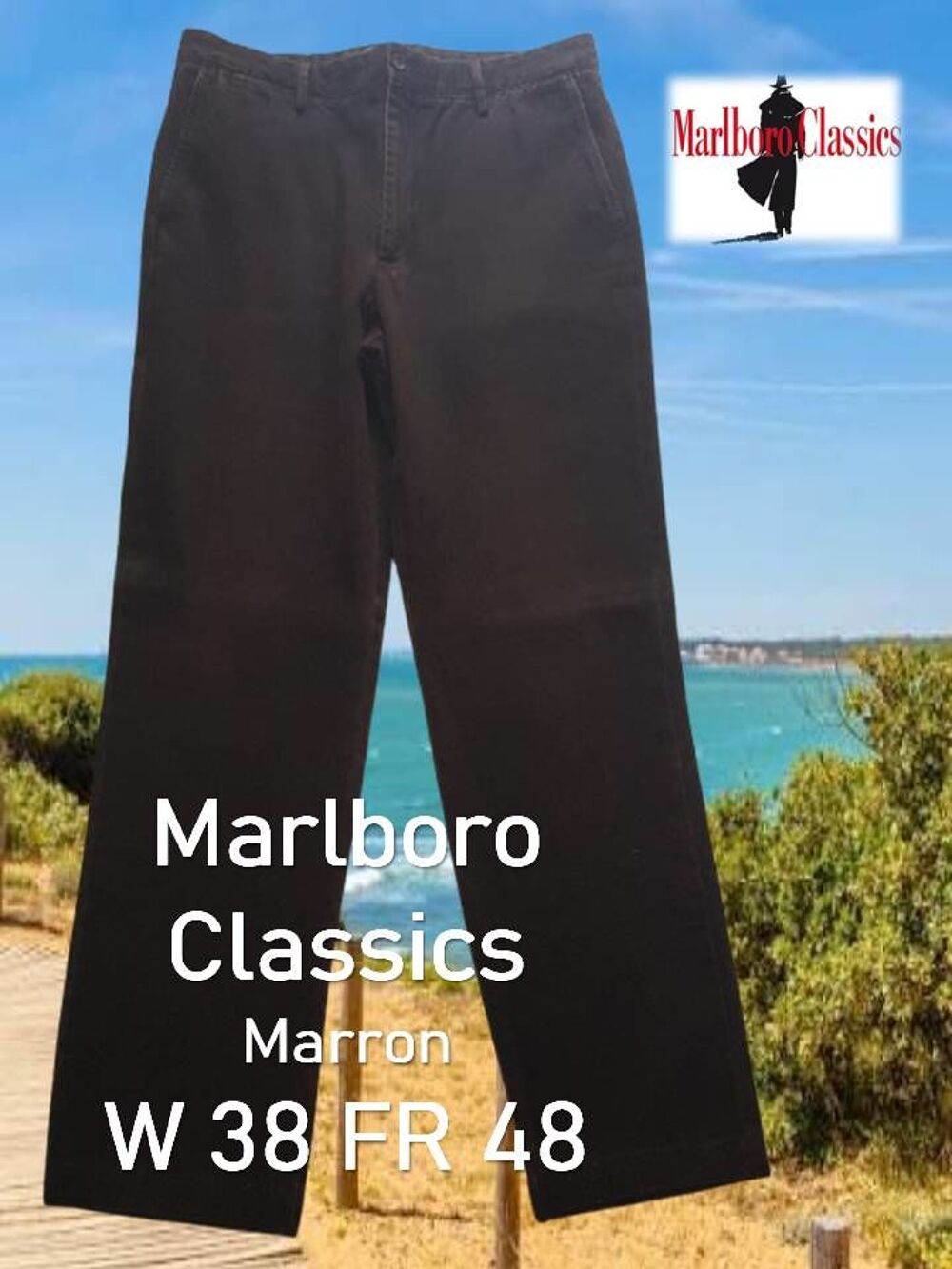Pantalon Homme Marlboro Classics Marron taille W38 / FR48
Vêtements