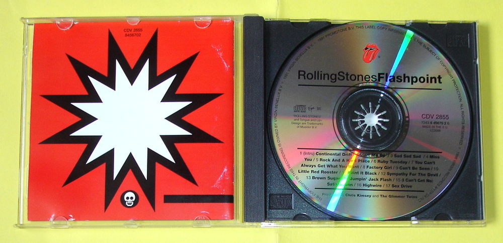 THE ROLLING STONES -CD- FLASHPOINT LIVE 89/90-START ME UP-98 CD et vinyles