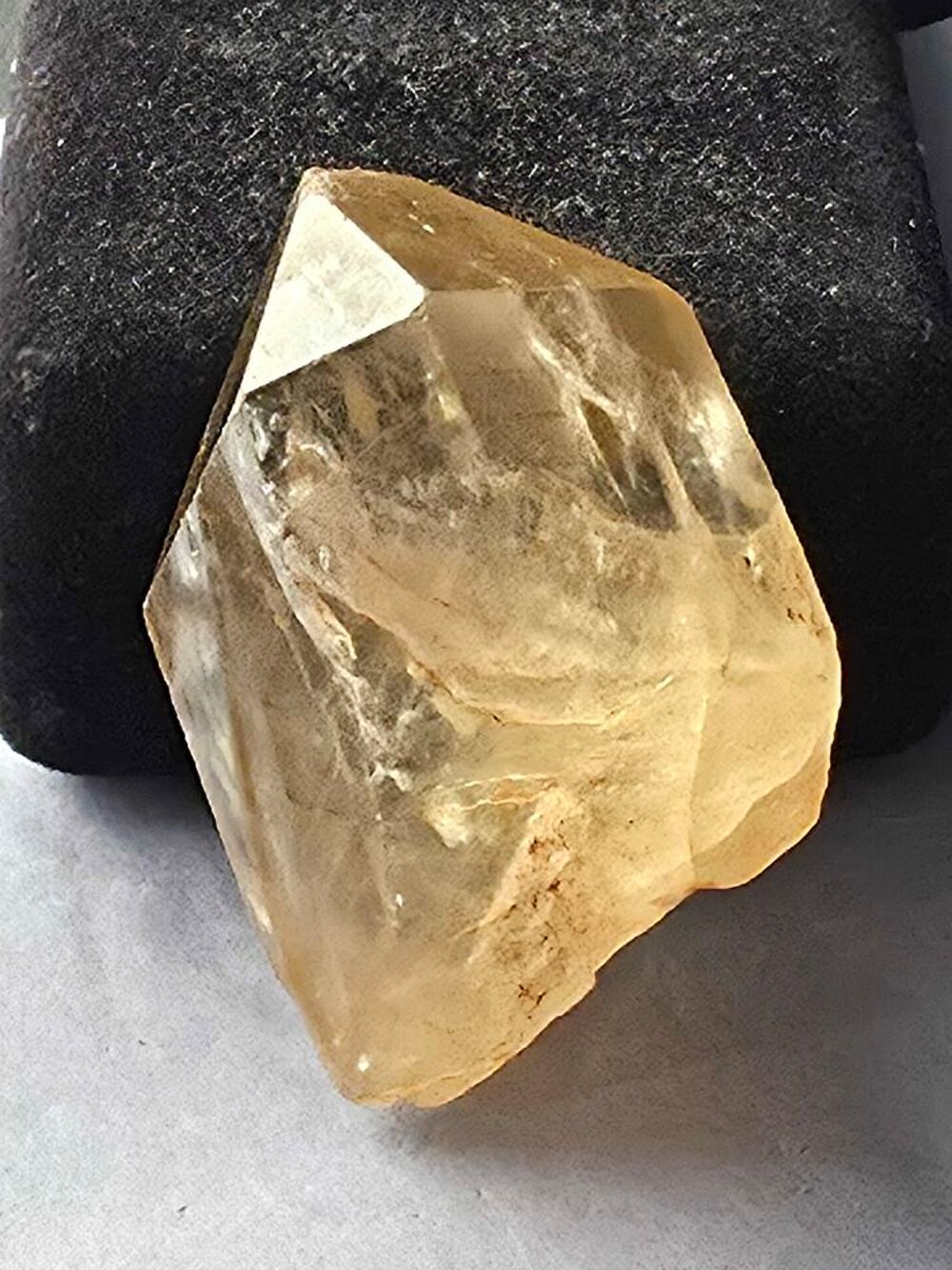 V&eacute;ritable Citrine Naturelle de Kolwezi RDC-37g 