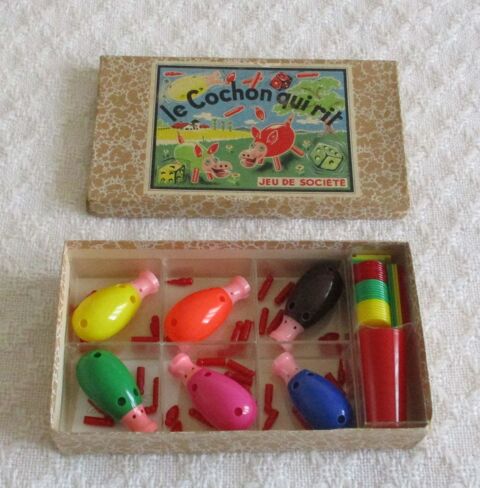 Ancien jeu le cochon qui rit complet (6 cochons 20 Saint-Andr�-les-Vergers (10)