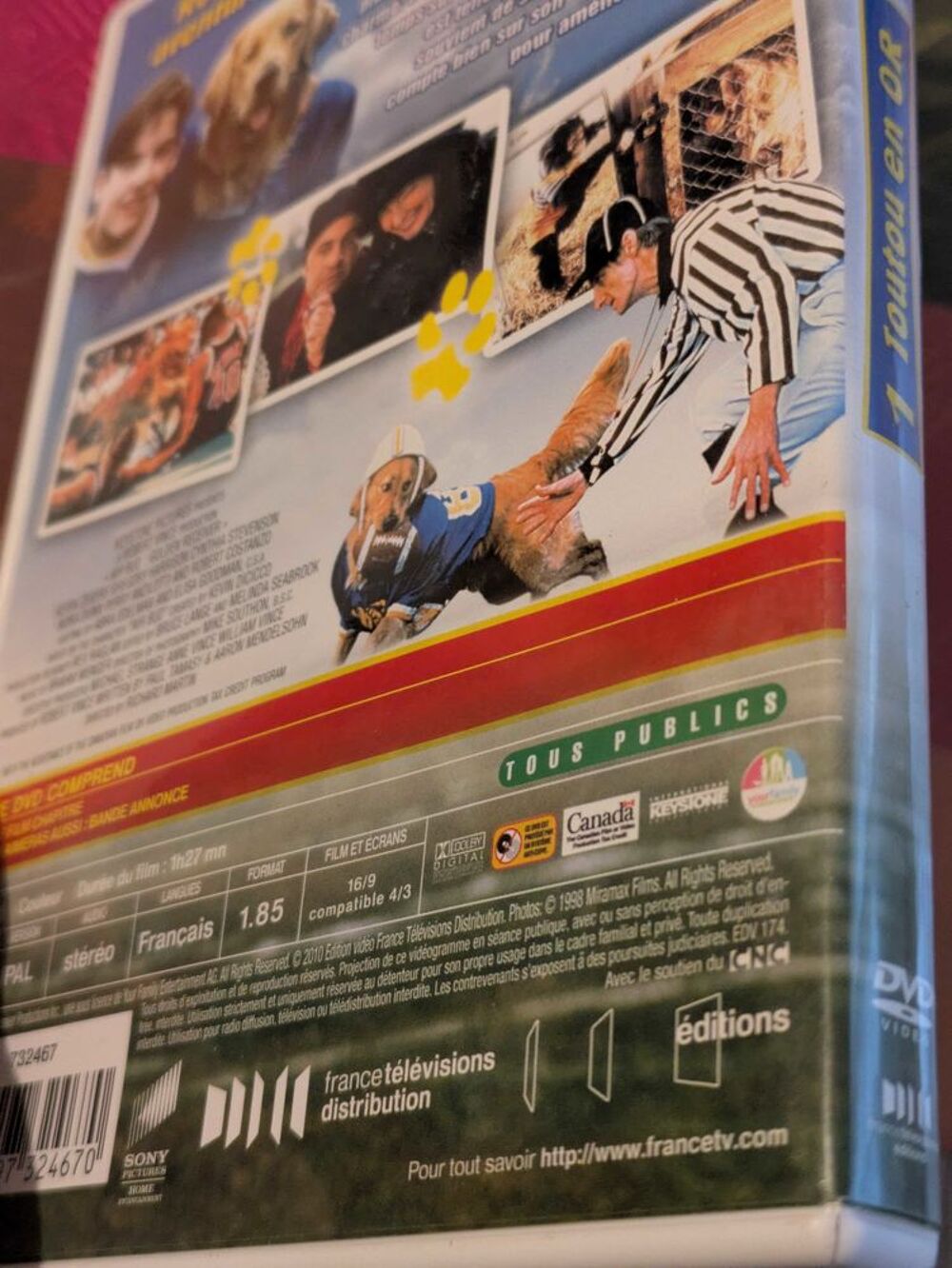dvd un toutou en or DVD et blu-ray