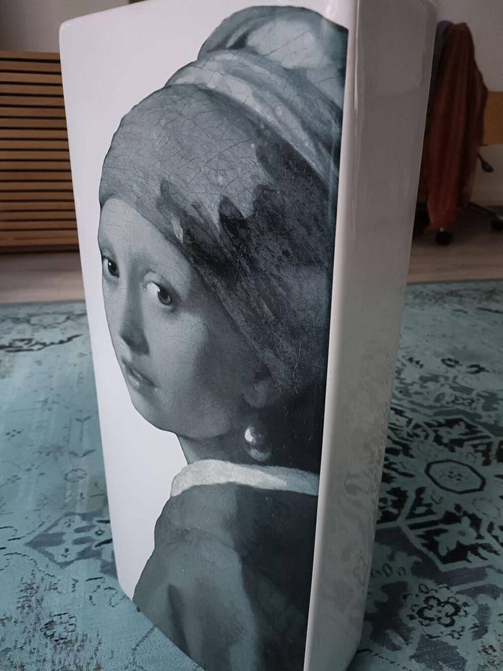 Vase Vermeer La jeune fille &agrave; la perle Décoration