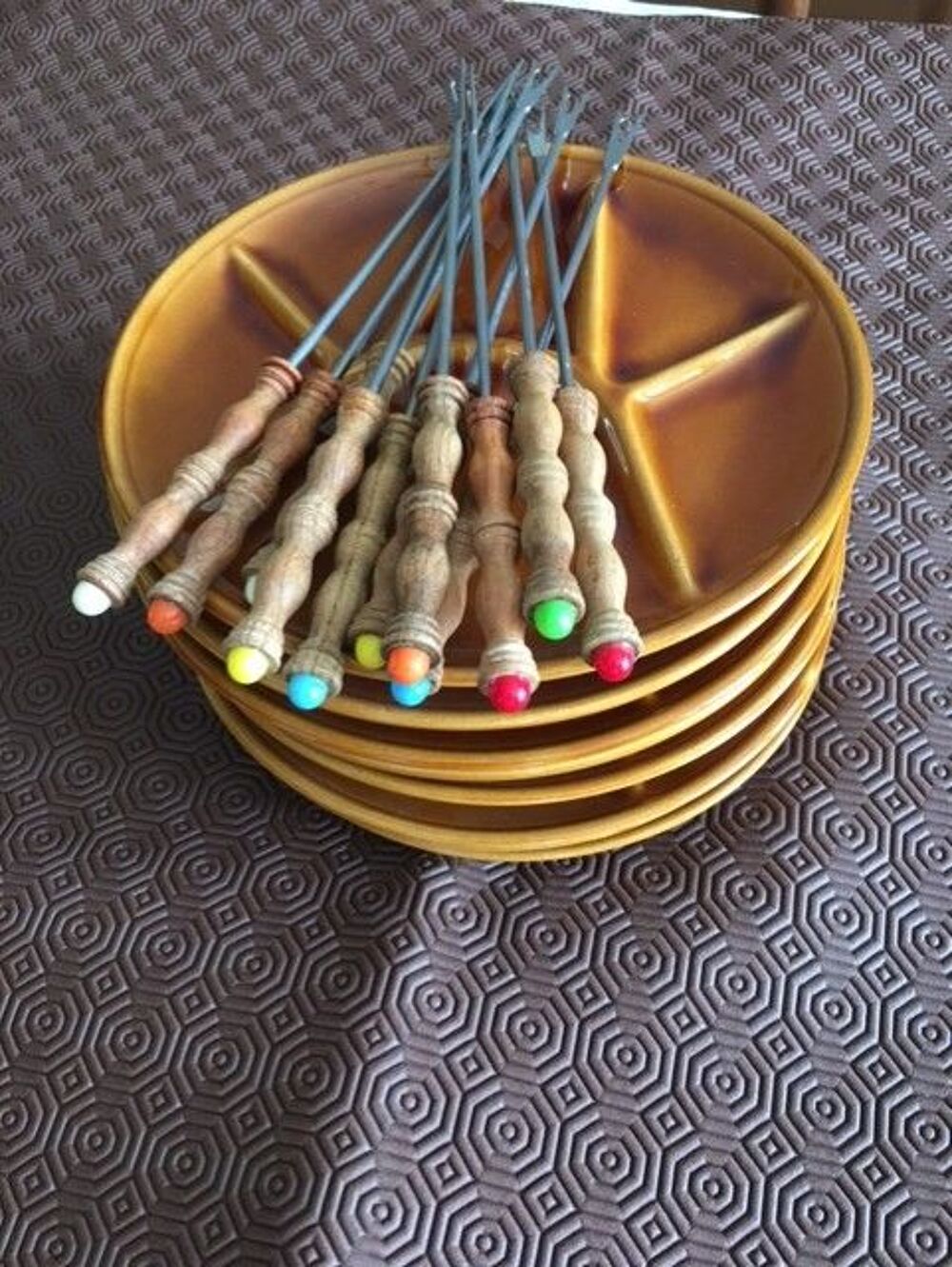 Service &agrave; fondue Décoration