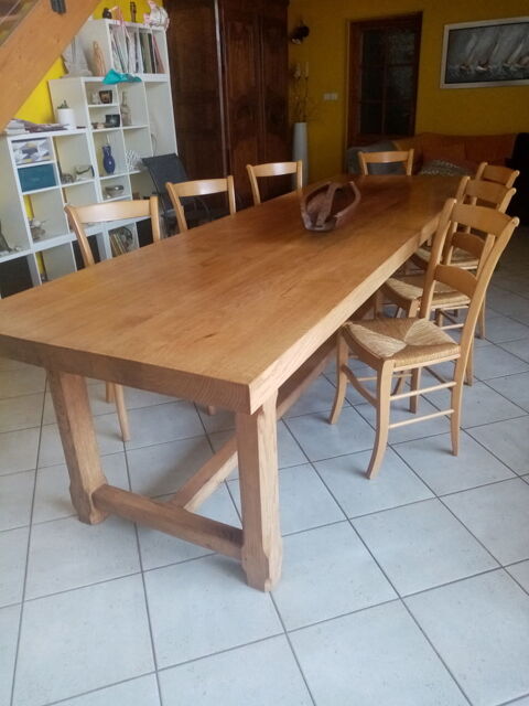 Table de ferme chêne massif Replonges (01)