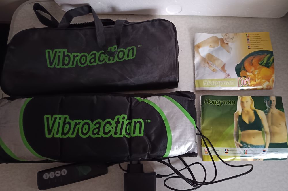 Ceinture vibrante Vibroaction (Abdos-fessiers) avec notices Sports