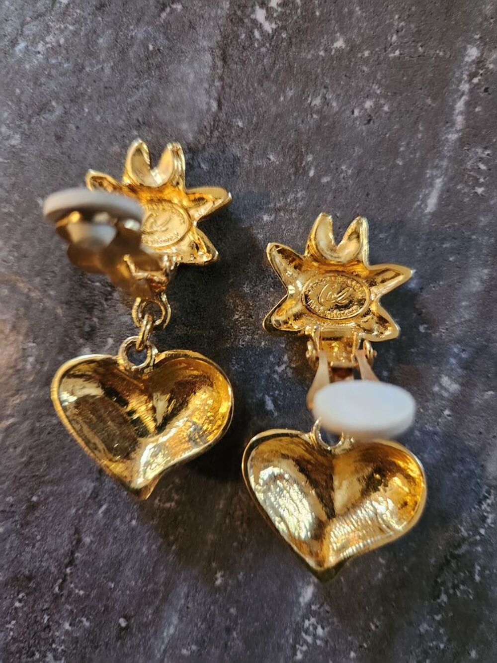 BO Clip Etoile pendant coeur Christian LACROIX Bijoux et montres