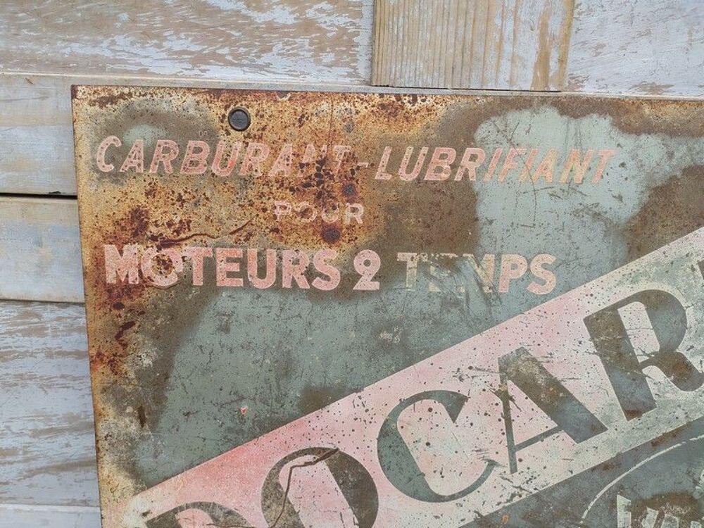 Ancienne Plaque T&ocirc;le Publicitaire Valvoline Docarlub
