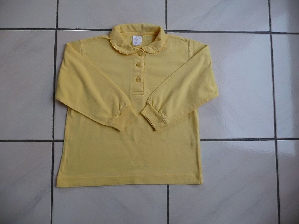 Polo jaune manches longues taille 4 ans Vêtements enfants