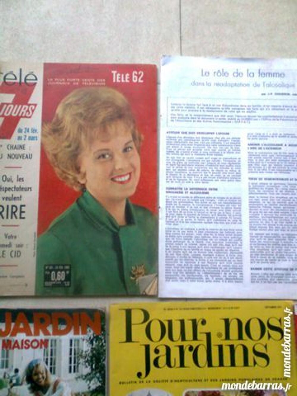 Magazines anciens , jardins ?zoe 