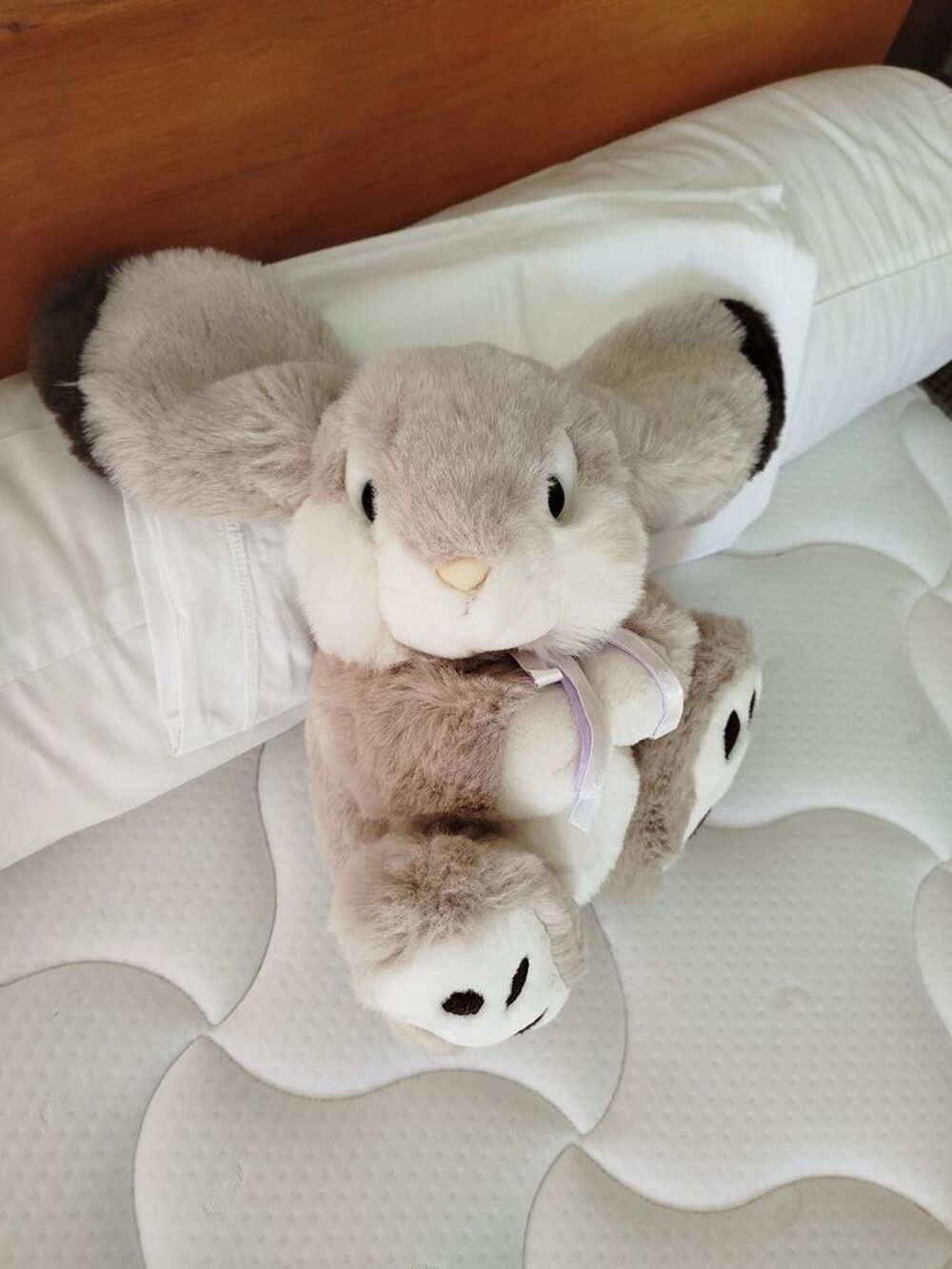 Peluche Lapin en TBE (lav&eacute;e, tr&egrave;s douce) Jeux / jouets