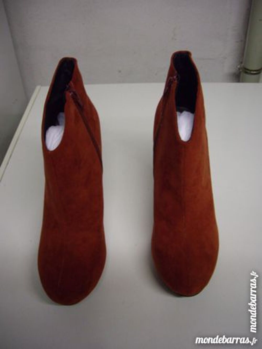 Bottines coloris Brique pt 41 (neuves, jamais port&eacute;es) Chaussures