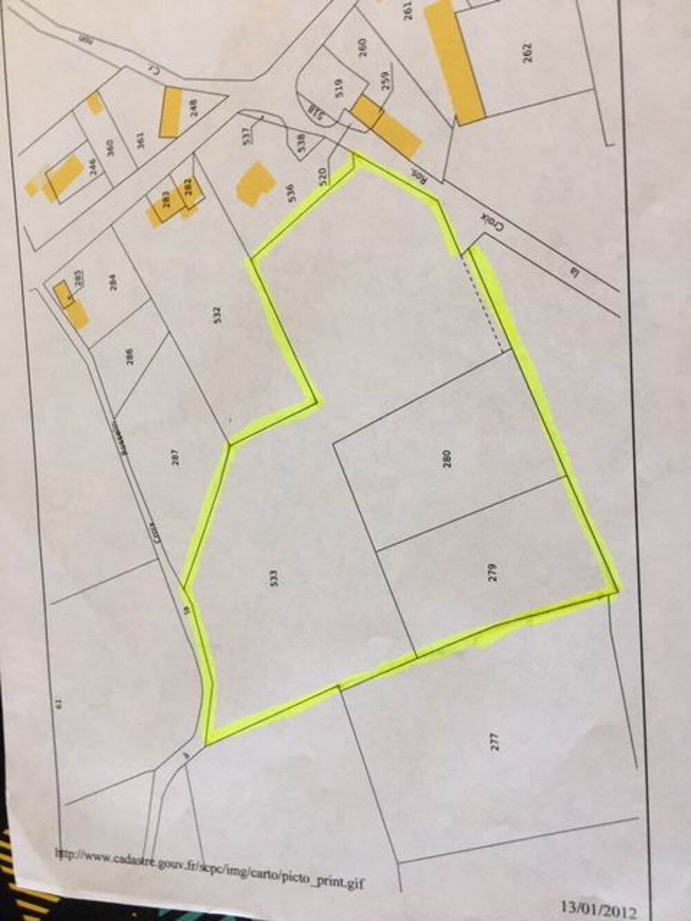 Vente Terrain SUPERBE TERRAIN 1H300 PROCHE GRANVILLE DEPT 50 Folligny