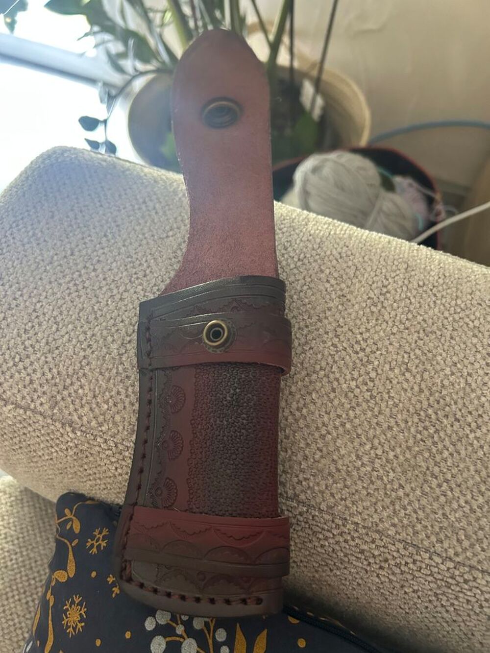 &Eacute;tui cuir neuf Maroquinerie