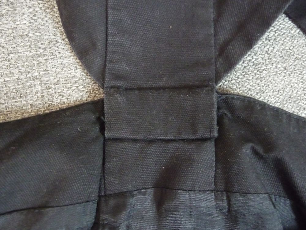 Tunique/ Robe Courte Cintr&eacute;e Bi Mati&egrave;re Noir et Gris- Dondup Vêtements