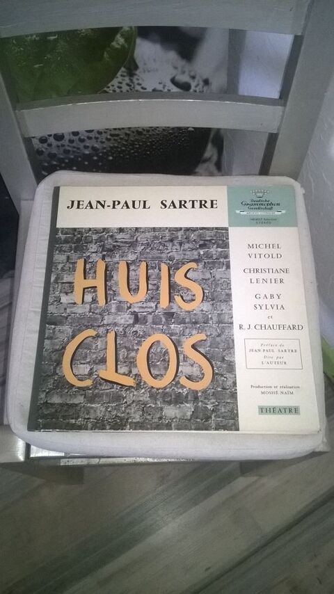 Vinyle Jean-Paul Sartre
Huis Clos
Excellent etat
Huis-Clo 15 Talange (57)