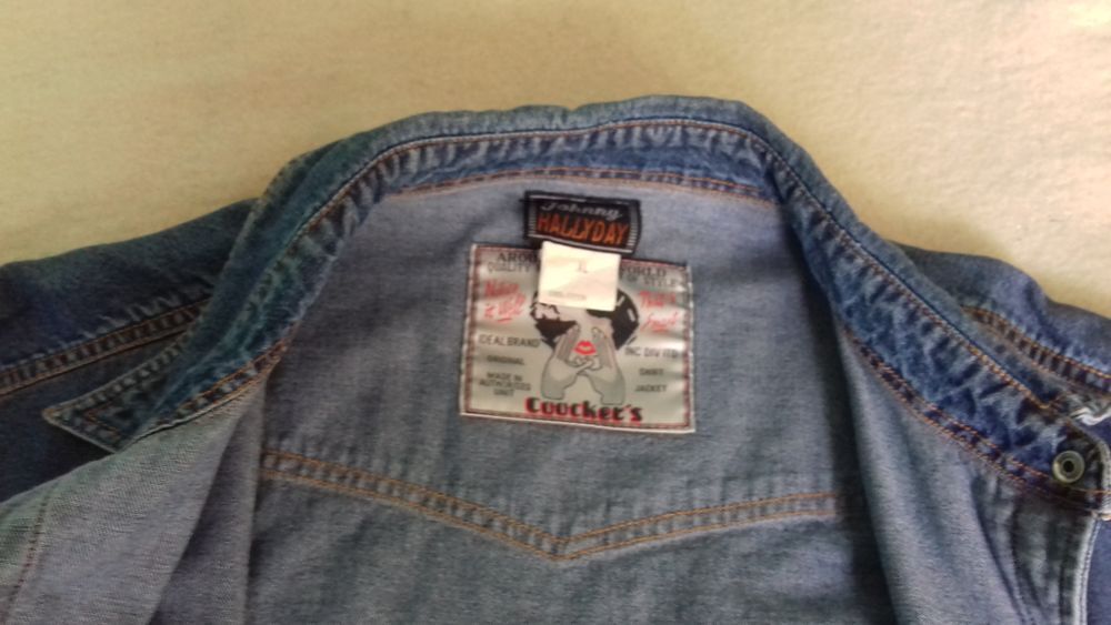 Chemise en jean's coocker's johnny hallyday Vêtements