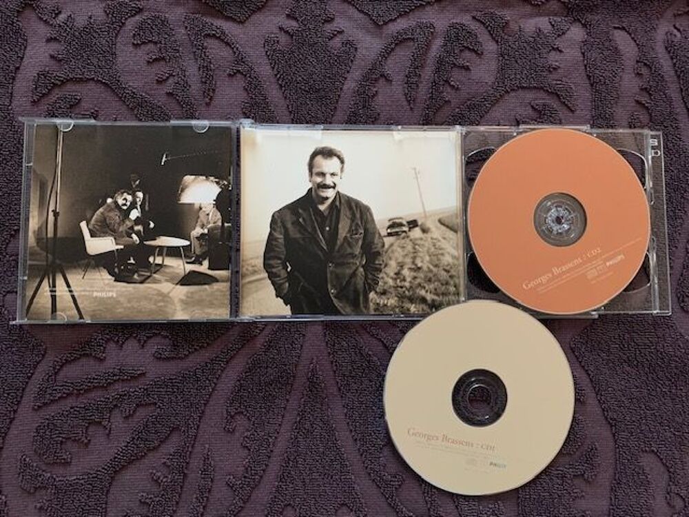 Album 2CD musique Georges BRASSENS:Les copains d'abord CD et vinyles
