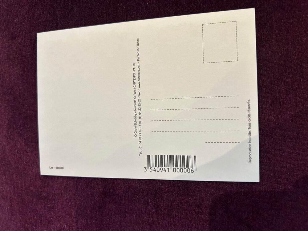Carte postale illustr&eacute;e 18 
