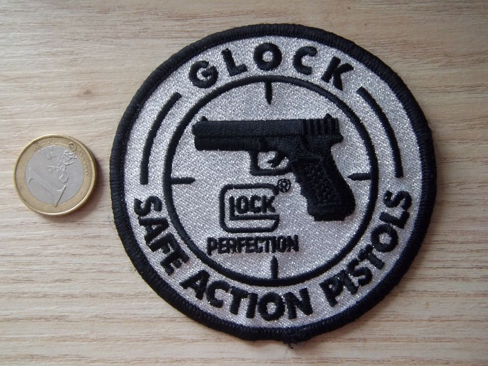 Patch &eacute;cusson Glock Safe Action Pistols insigne militaire 