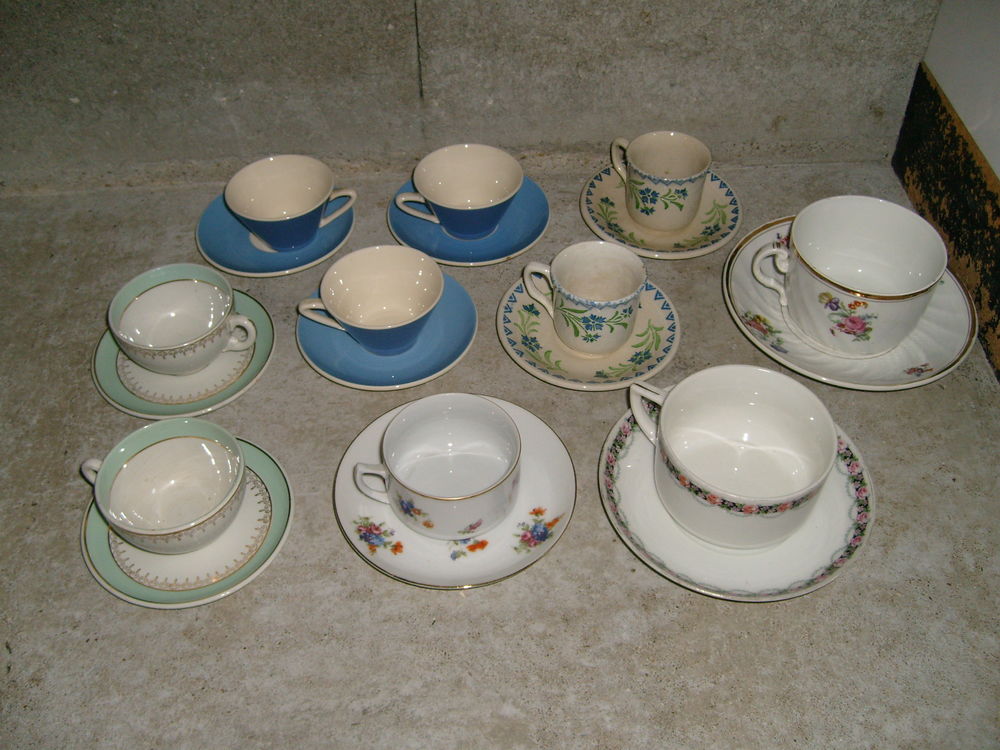 Plats, bols, tasses ancien Décoration