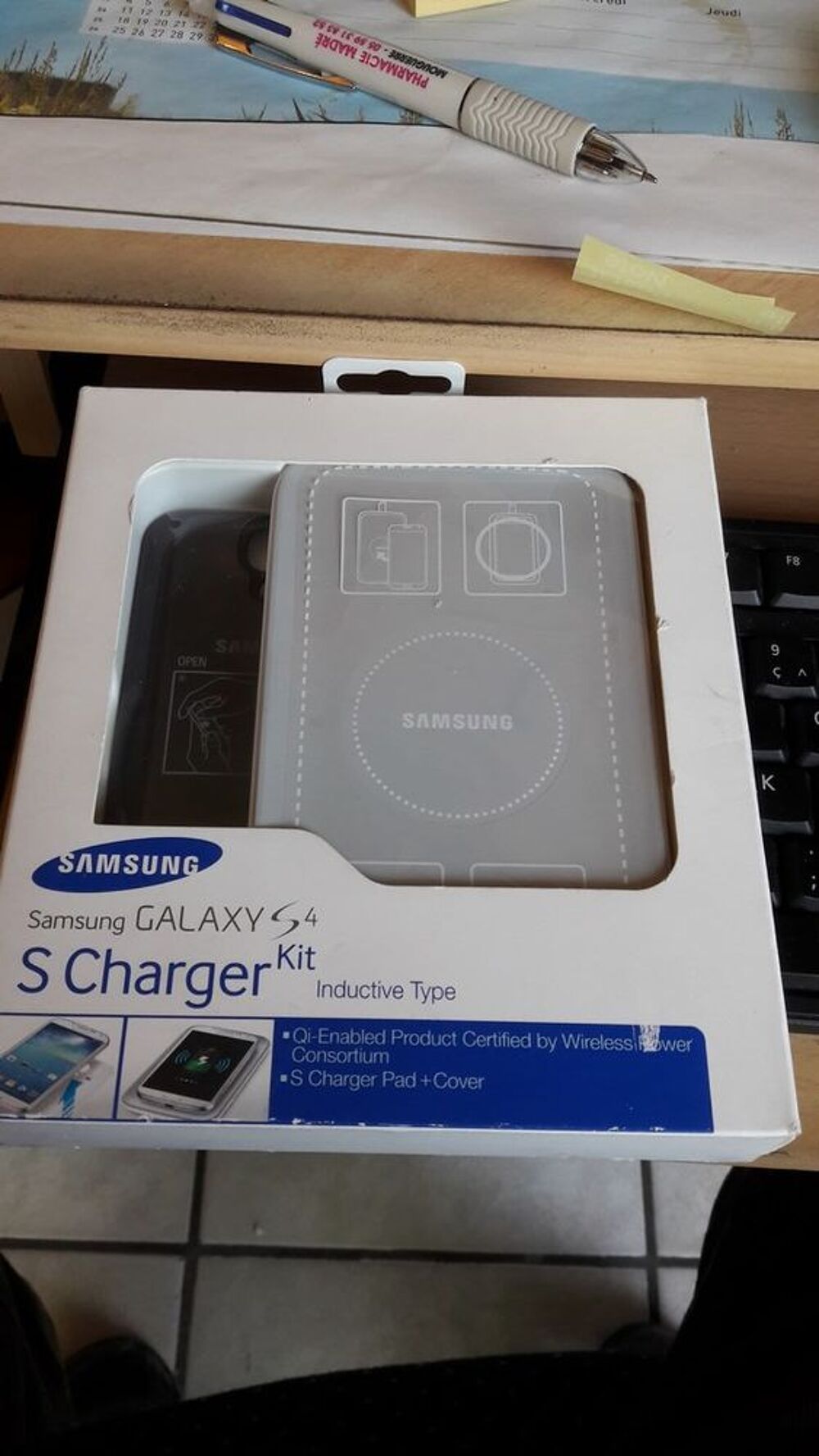SAMSUNG Original Chargeur Sans Fil "S Charger Kit" Téléphones et tablettes