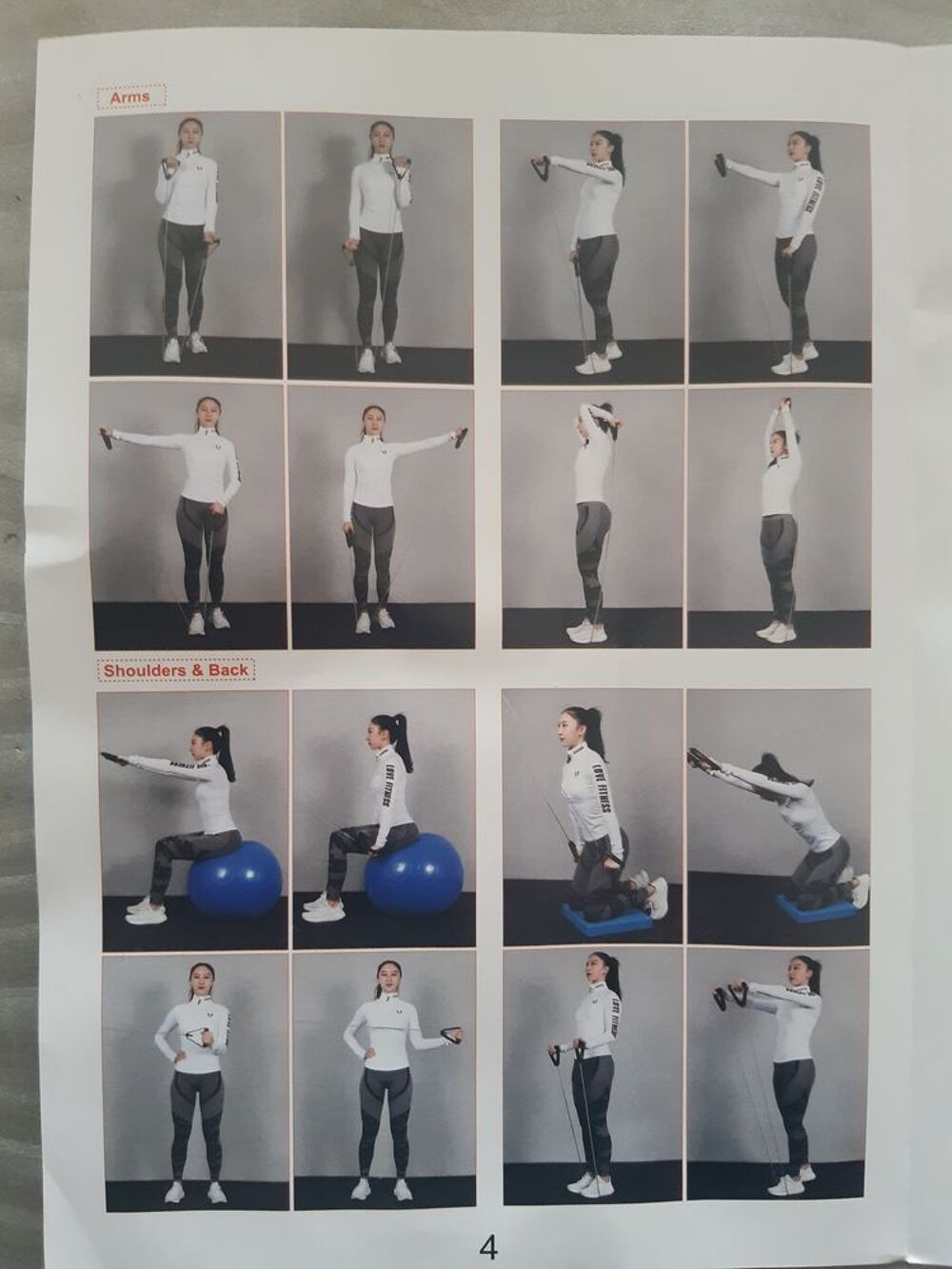 bandes de r&eacute;sistance en latex naturel 16 Pi&egrave;ces musculation Sports