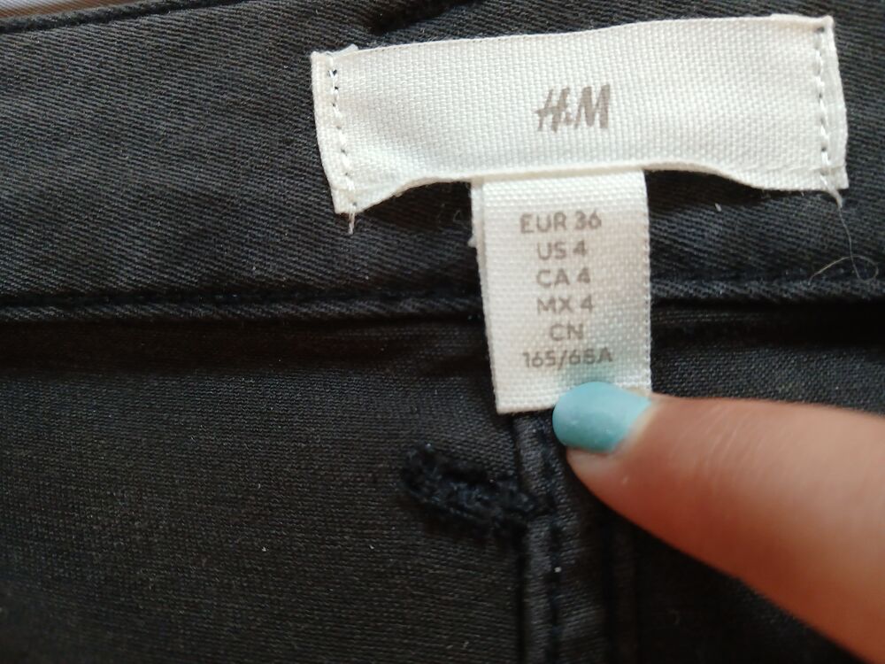 Pantalon Cargo femme noir H&amp;M 36. Vêtements