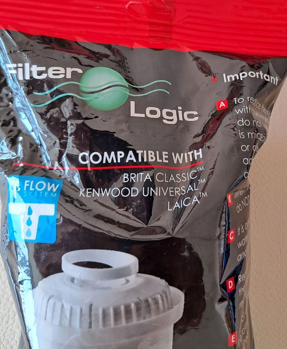  Lot de 6 cartouches filtrantes FL601T compatibles Brita Electroménager