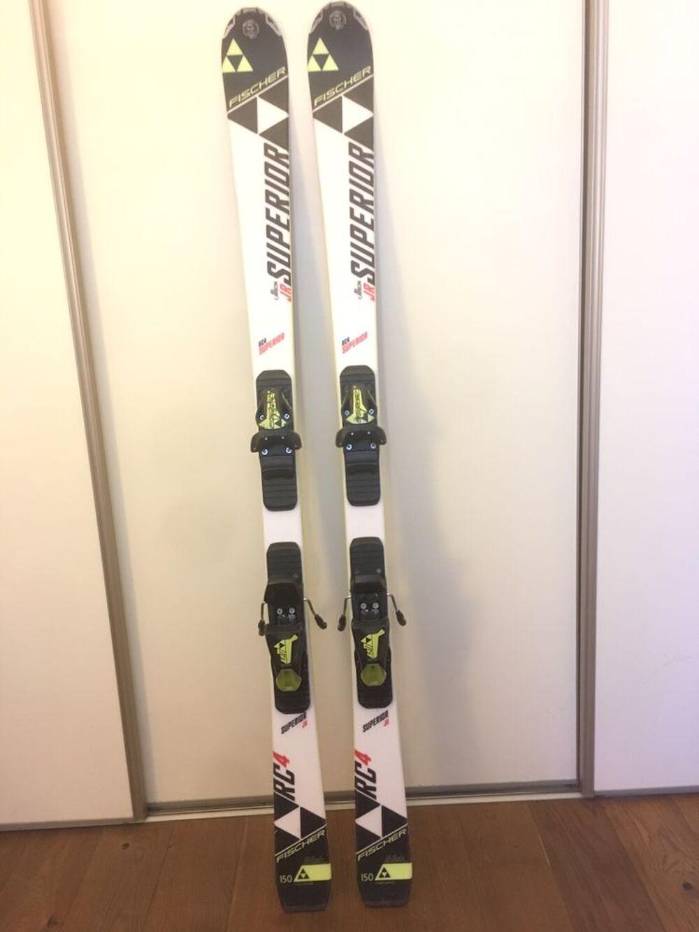 ski junior Fischer Jr Superior RC4 150 - blancs Sports
