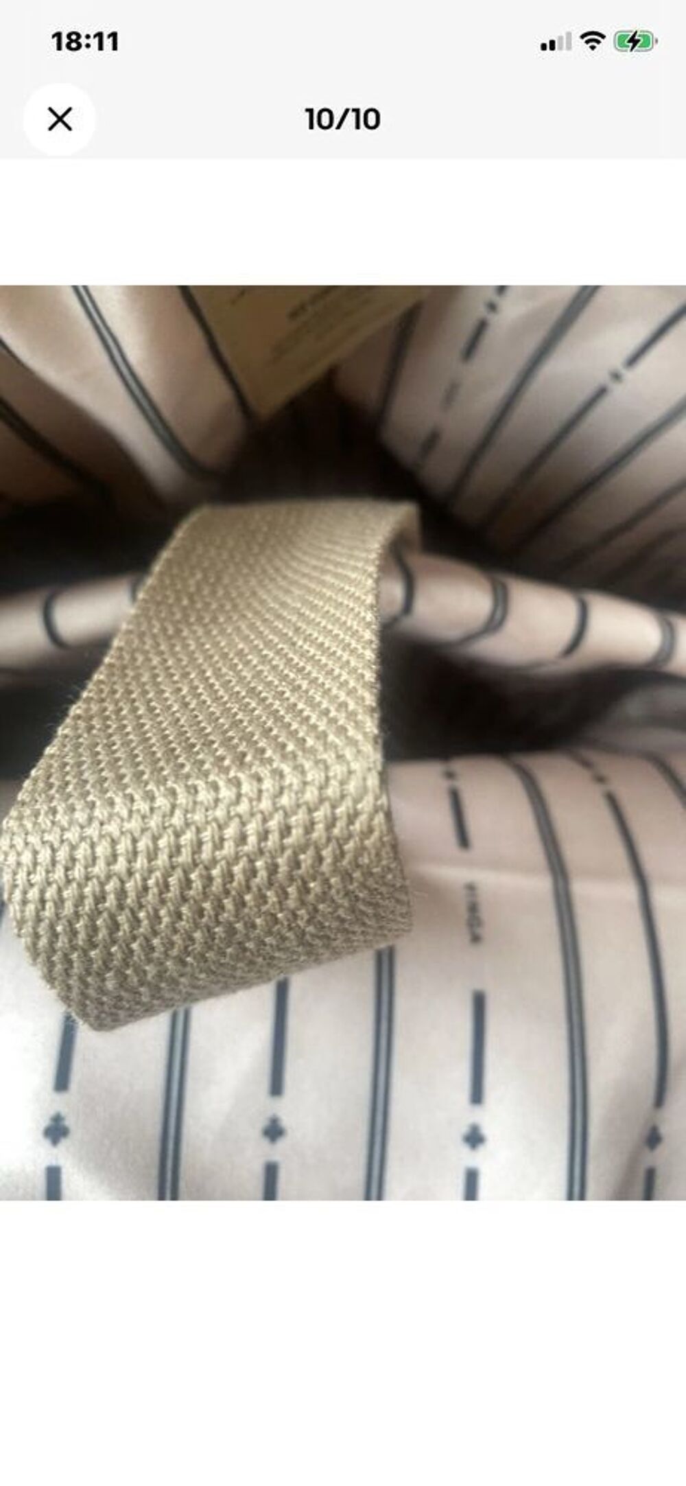 VINGA Bosler sac &agrave; dos ville toile vert/marron bretelles r&eacute;glables recycl&eacute;e 17 L Maroquinerie