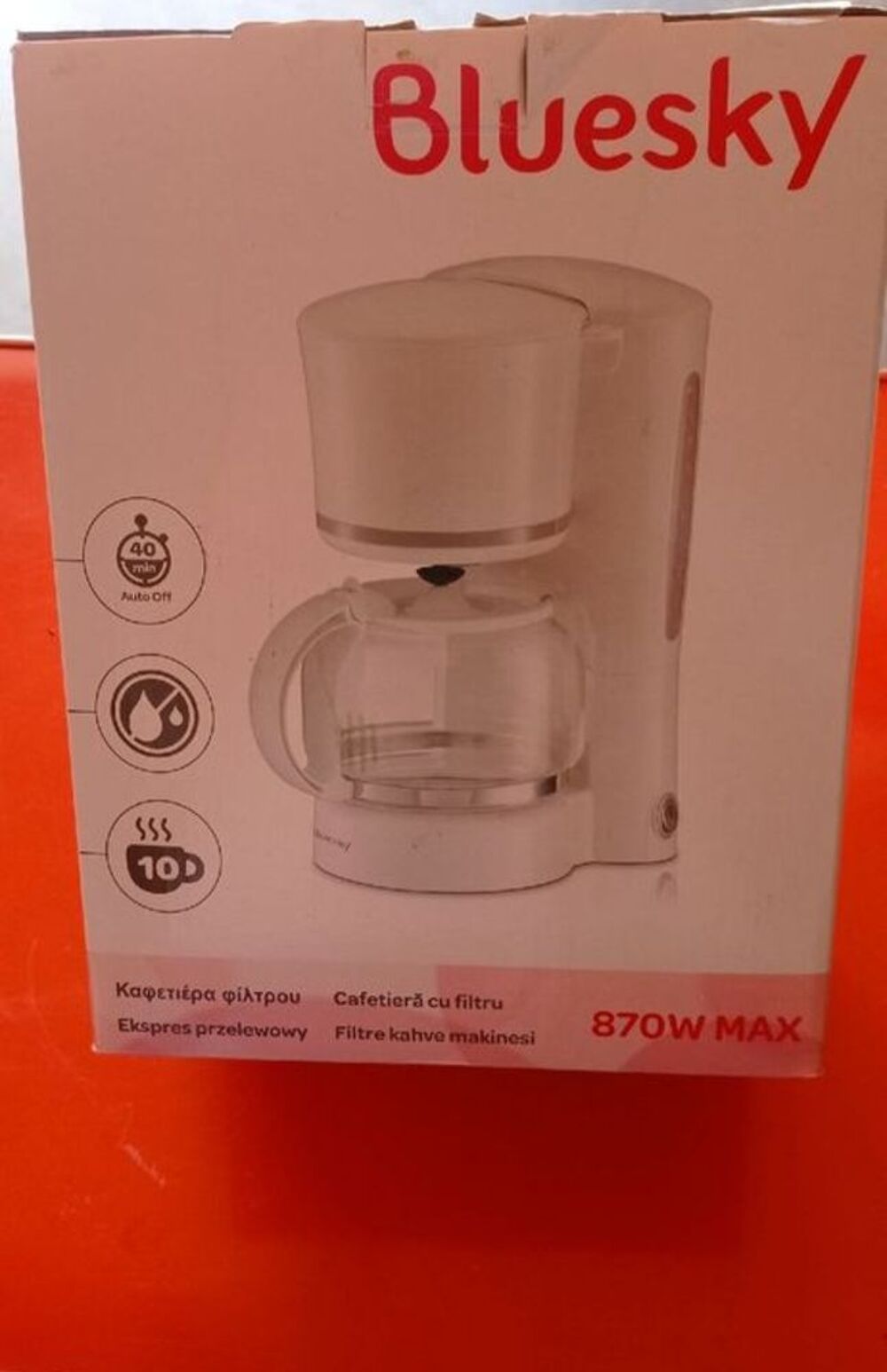 Cafeti&egrave;re &agrave; filtre Electroménager