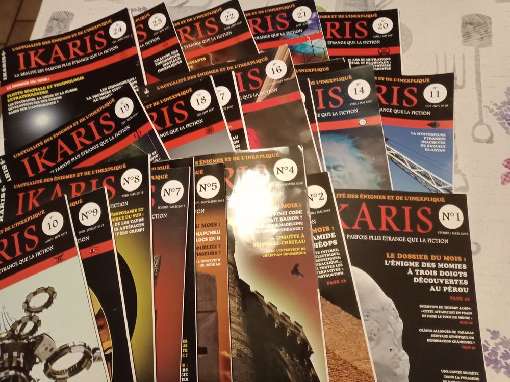 Magazines Ikaris l'actualit&eacute; des &eacute;nigmes et de l'inexpliqu&eacute; Livres et BD