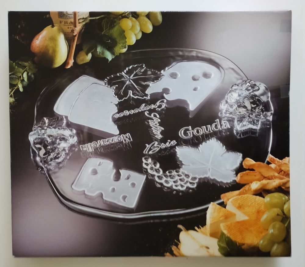 Plateau &agrave; fromage en verre Cuisine