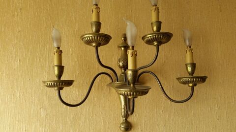 Applique bronze 5 lumi�res 80 Paris 13 (75)