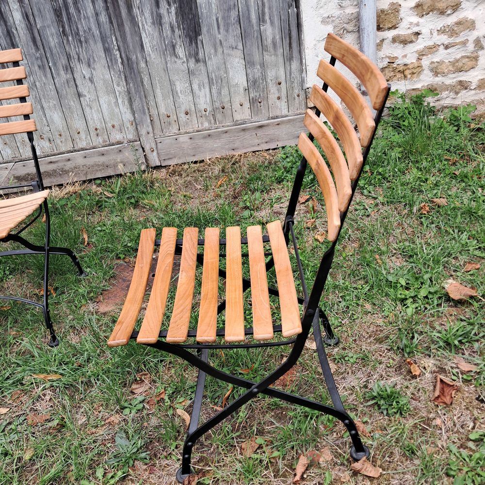 Chaise pliable en bois pour jardin Meubles