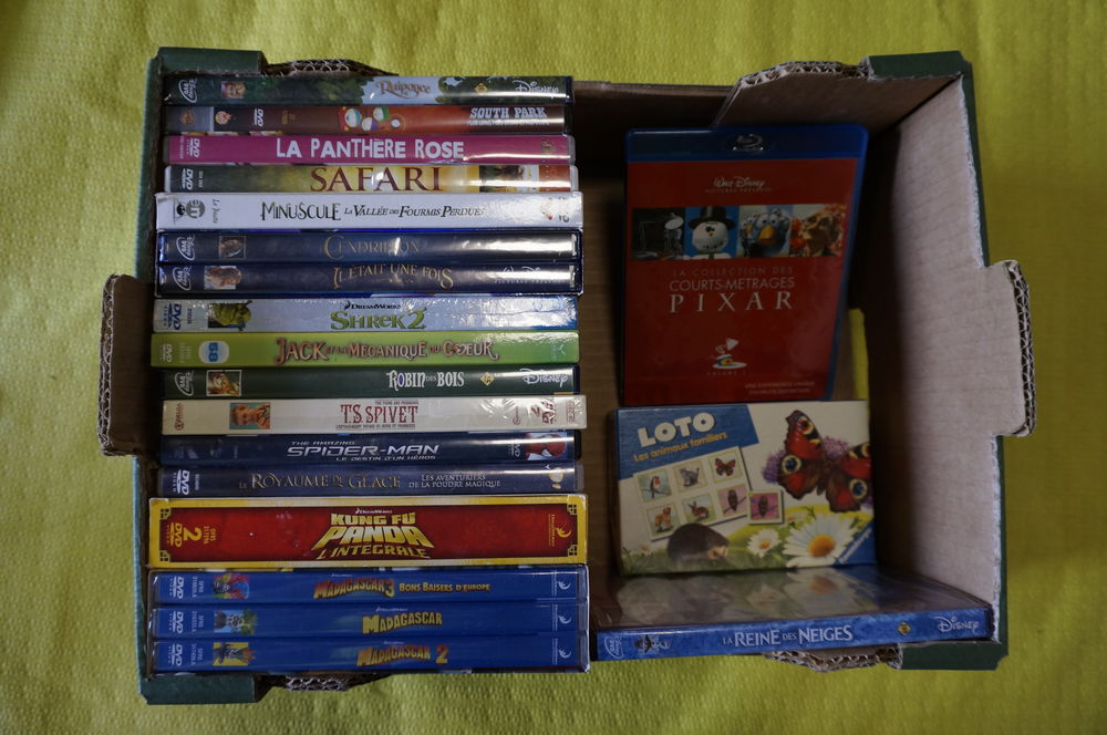 3 CD-DVD au choix 
DVD et blu-ray