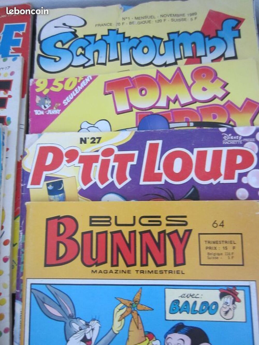 Lot 9 anciennes BD ... Hercule et autres Livres et BD