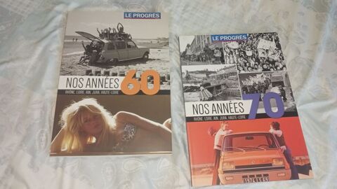 Lot 2 livres Le Progrès Nos années 60 et 70 neufs à 20€ Servas (01)
