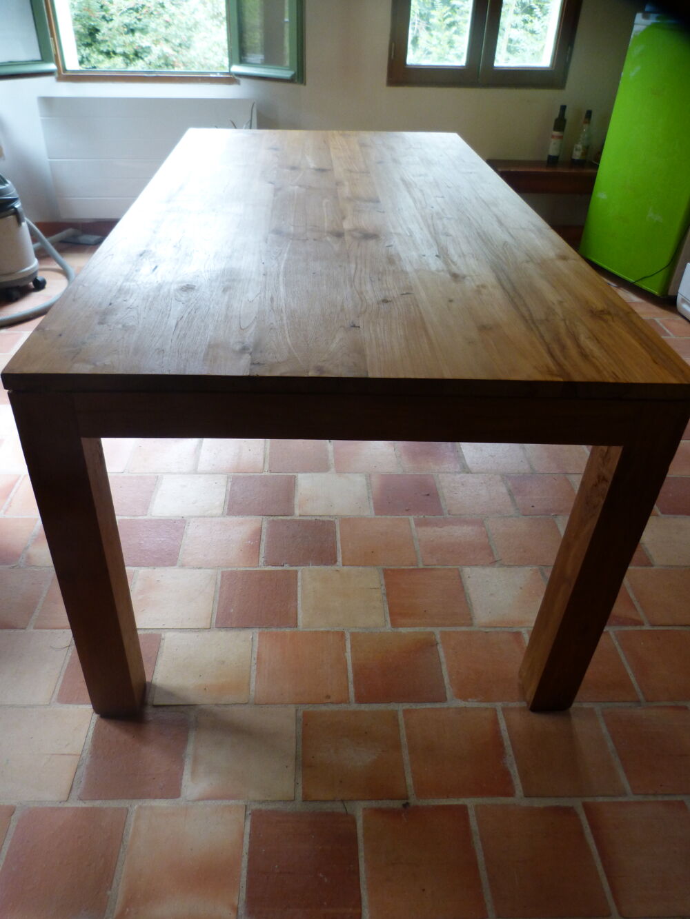 table teck cuisine Meubles