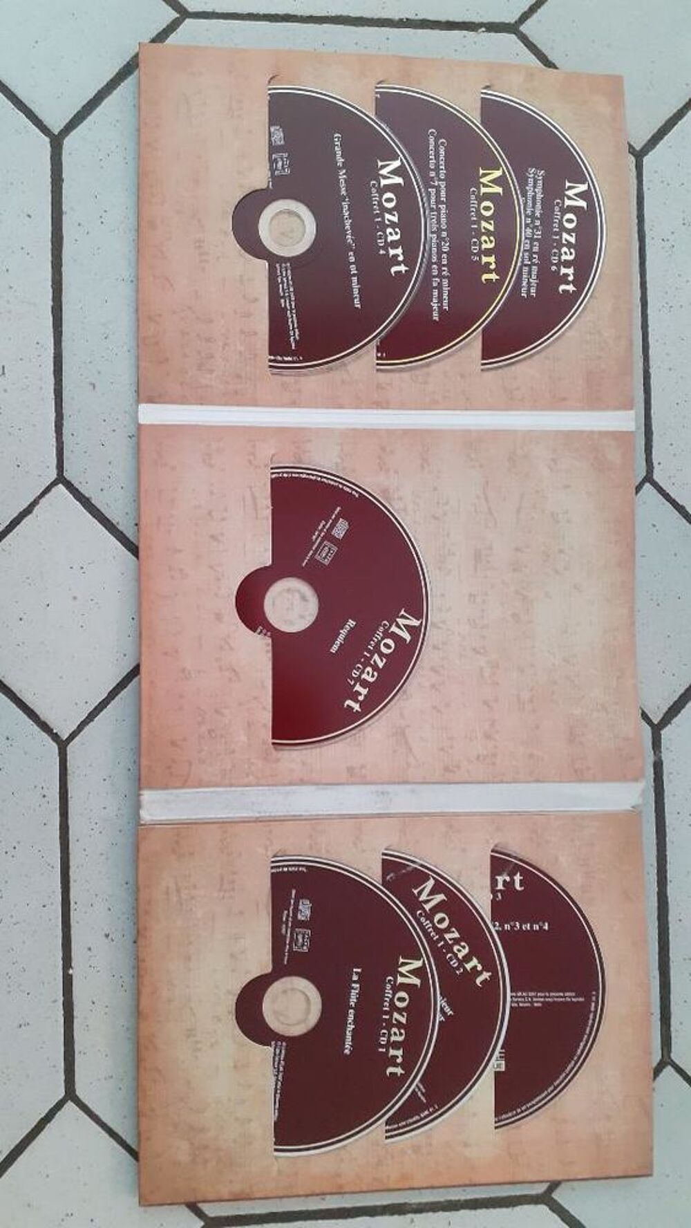 coffret Mozart CD et vinyles