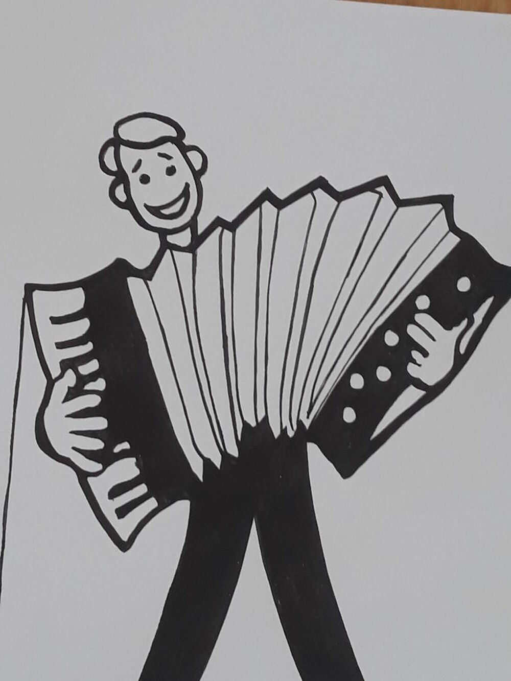 Accord&eacute;on: A4 Peinture Moderniste D&eacute;corative Décoration